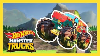 ESCAPE DA LAMA !💥| Hot Wheels Monster Trucks Island Em Português