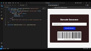 Build a Barcode Generator with HTML, CSS & JavaScript | Full Tutorial