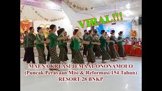 VIRAL!!! PENAMPILAN MAENA KREASI JEMAAT BNKP ONONAMOLO RESORT 28 BNKP JUARA DUA PADA PERAYAAN MISI R