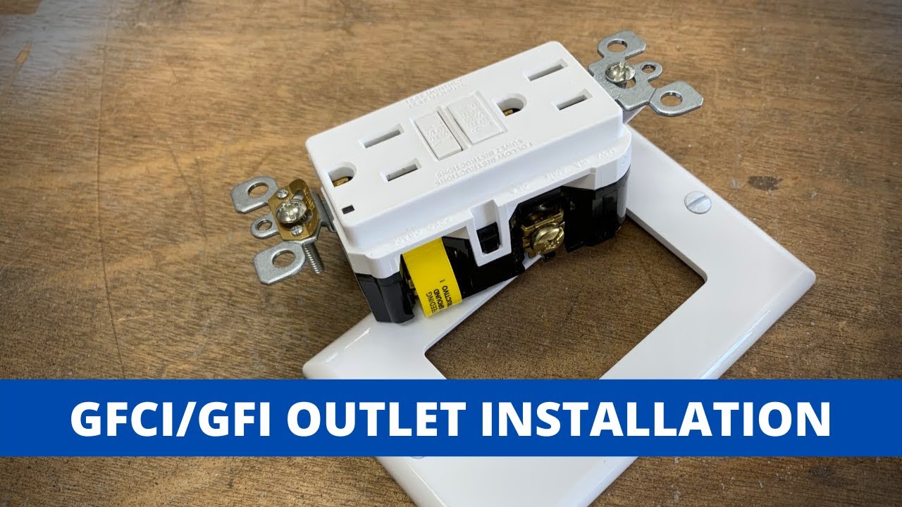 How To Hook Up A GFCI Outlet - YouTube