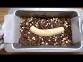 ขนมคลีน เค้กกล้วยหอมข้าวโอ๊ต สูตรคลีน เค้กกล้วยหอมไร้แป้ง healthy banana bread ep.6