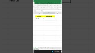 Indirect Reference in excel #shorts