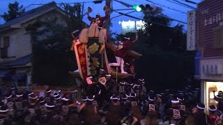 平成26年貝塚麻生郷だんじり祭 本宮午後７  ラスト