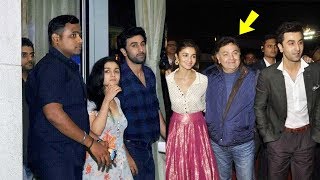 OMG ! Alia Bhat Visits Ranbir's House to Meet his Parents Rishi Kapoor and Nitu Singh