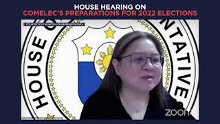 House hearing on Comelec's preparations for 2022 elections