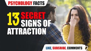13 Secret Signs of Attraction Between A Man and Woman | Psychology Facts About Human Behavior