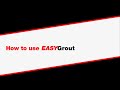 How-to use Azpects EASYGrout