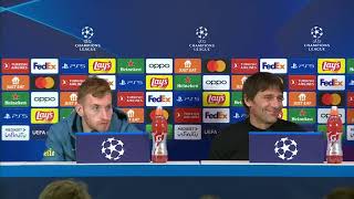 "WE ARE LACKING STABILITY" PRESS CONFERENCE: Conte & Kulusevski: AC Milan v Spurs: Champions League