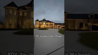 You bought your dream home in Rochester, Michigan 😮‍💨 #luxury #nansion #backyard