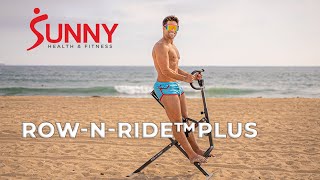 Row-N-Ride™ Plus Assisted Squat Machine | Sunny Health & Fitness
