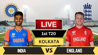 INDIA Vs ENGLAND 1st T20 Match l ENG vs IND 2025 l Live Score \u0026 Commentary