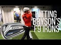 Hitting Bryson DeChambeau's Cobra F9 Speedback One Length Irons