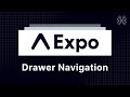 Expo Router Tutorial - 12 - Drawer Navigation