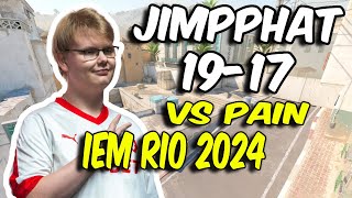 CS2 POV | MOUZ Jimpphat (19/17) vs paiN (Dust2) @ IEM Rio 2024