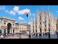 Milan 🇮🇹 Italy -  Cathedral Square Walking Tour 4K Ultra HD