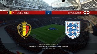 Belgium 2 - 3 England | 2018 FIFA World Cup Play-off for third place | Simulation Match 2 | FIFA 18