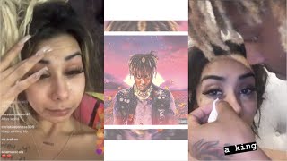 JUICE WRLD's girlfriend crying about JUICE's new album (ALLY LOTTI)