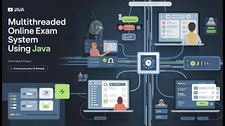 🧠 Multi-Threaded Online Exam System (Java) || ✅ Multithreading Synchronization OOP ✅ Real-world exam