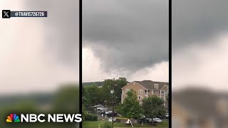 Rare tornadoes rip through Maryland as dangerous heat hits the West