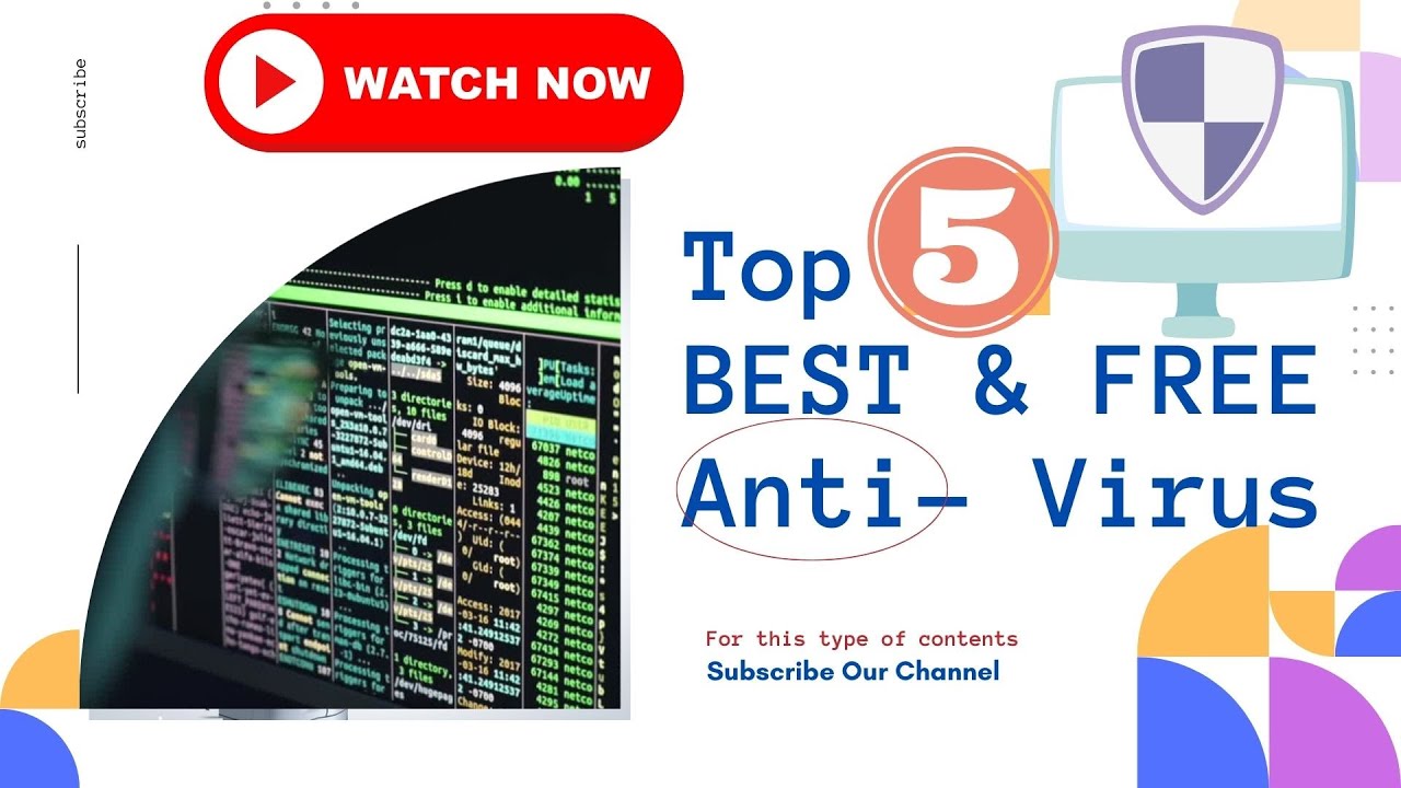 Top 5 Best Antivirus 2023 Free | Free Anti-virus For PC Windows MAC ...