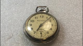 Disassembly of a vintage Ingraham Biltmore pocket watch