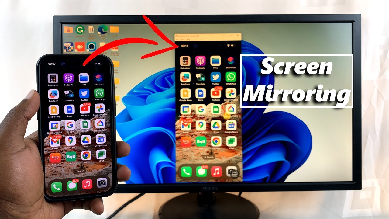 How To Screen Mirror IPhone To Windows 10/11 PC - YouTube