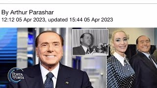 Il ricovero di Berlusconi sui media internazionali - Porta a porta 06/04/2023
