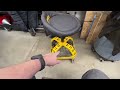 dewalt rolling shop stool