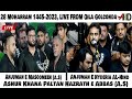 AHD LIVE🔴28 Muharram 2023 Qila Golconda | Anjuman e Masoomeen, Anjuman e Hyderia & Several Anjumans