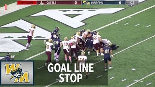 Castle vs. Waipahu: Marauders defense, goal line stop - OIA D1 Championship (2018)