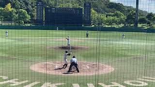 [第155回九州地区高等学校野球福岡大会] 八幡中央-九州国際大付属 1回裏