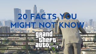 20 FAKTA RAHASIA YANG MUNGKIN KALIAN BELUM KETAHUI DI GTA 5