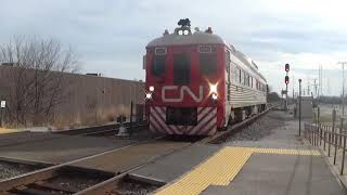 CN RDC #1501 rolls through Buffalo Grove 11/20/2020