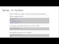 03-00-04 Bits and Bytes in Python