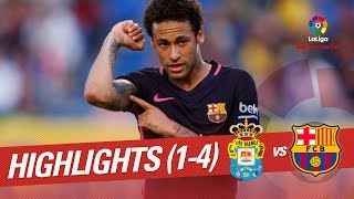 Resumen de UD Las Palmas vs FC Barcelona (1-4)