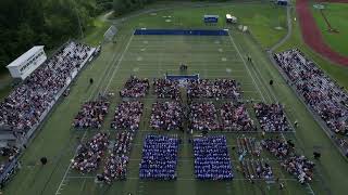 A birds-eye view of the 2026 Lewiston High School graduation