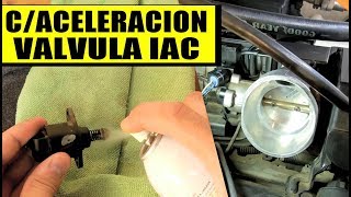 Como hacer la limpieza de valvula IAC y cuerpo de aceleracion