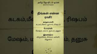 நீங்கள் என்ன ராசி உங்கள் குணங்கள்? #astrology