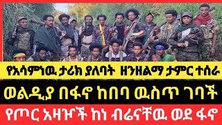 -ወልዲያ ተከበበች/ዘንዘልማ ላይ ታሪክ ተሰራ/የጦር አዛዦች ወደ ፋኖ