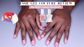 Get Shiny Gel Nails | No Lamp Needed | Real Nails!? Essie Gel Couture Worth It?