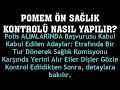 pomem Ön sağlık kontrolü nasıl yapılır