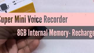 Super Mini Voice Recorder 2inch