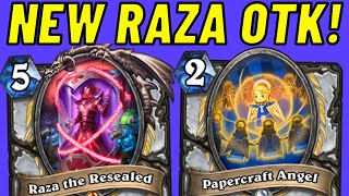Wait... You Can INFINITELY Hero Power?! Raza the Resealed EXODIA Priest!
