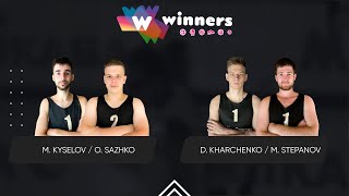 Winners Beach Volleyball. Men. M. Kyselov / O. Sazhko - D. Kharchenko / M. Stepanov  24.01.2025