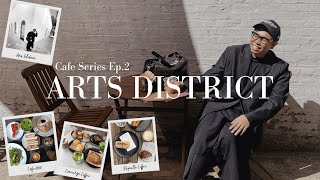 Is This LA's Best Cafe Neighborhood?Exploring Arts District Cafes!!!Etiquette,Concierge,and Cafe2001