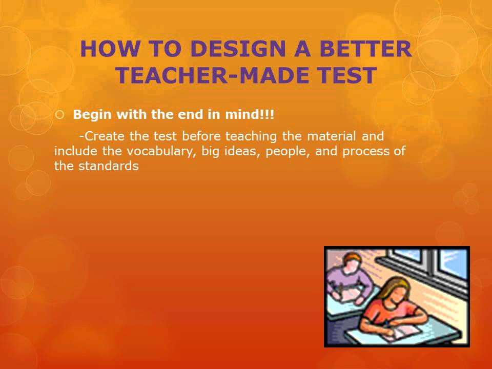 Teacher Made Tests Youtube