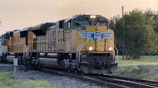 UP 8586 SD70ACE w/ Killer K5LLA \u0026 SD70M Lead EMD Duo on M-OLEW