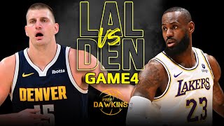 Los Angeles Lakers vs Denver Nuggets Game 4 Full Highlights | 2024 WCR1 | FreeDawkins