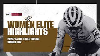 Gavere - Women Elite Highlights - 2023/24 UCI Cyclo-cross World Cup