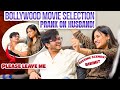 Bollywood Movie Selection Prank on Husband | Kissing Scene Prank @tanshivlogs